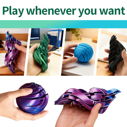 🌀 Slime Ball Fidget Toy – Transforming Stress Relief Desk Toy