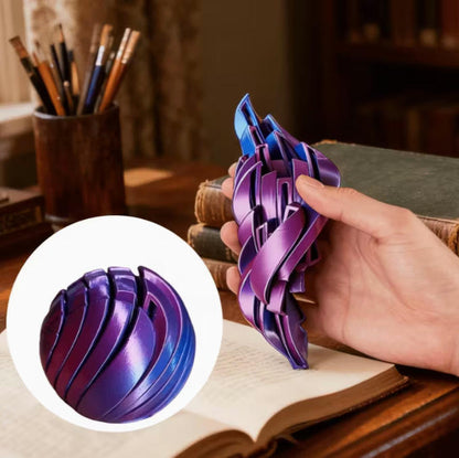 🌀 Slime Ball Fidget Toy – Transforming Stress Relief Desk Toy