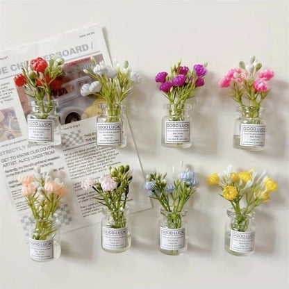 Mini "Good Luck" Flower Vase Decoration