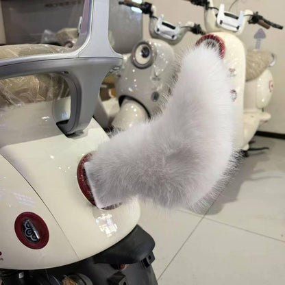 Fluffy Tail Car Decoration 🚗🦊✨