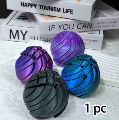 🌀 Slime Ball Fidget Toy – Transforming Stress Relief Desk Toy