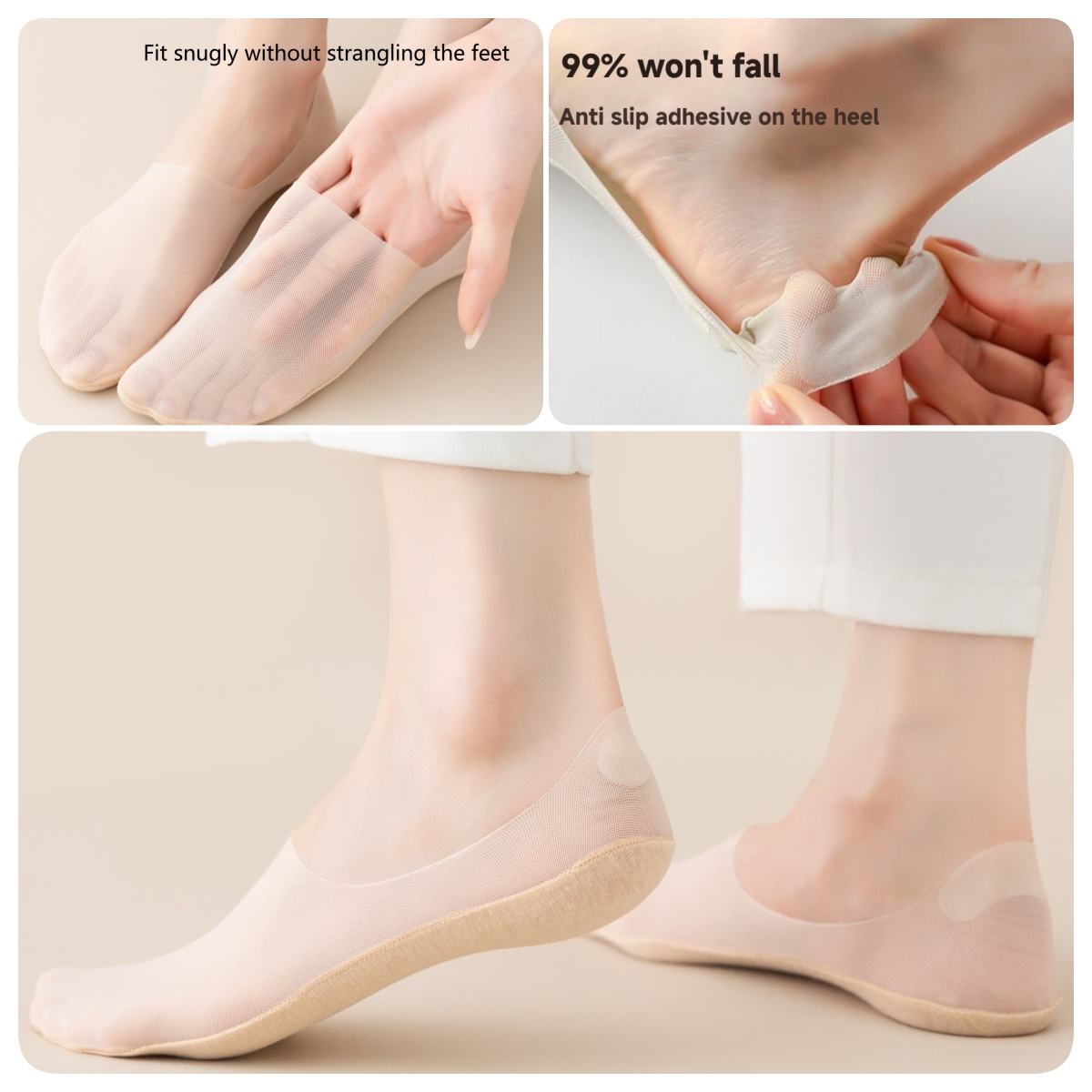 🧦 Invisible Anti-Slip Socks