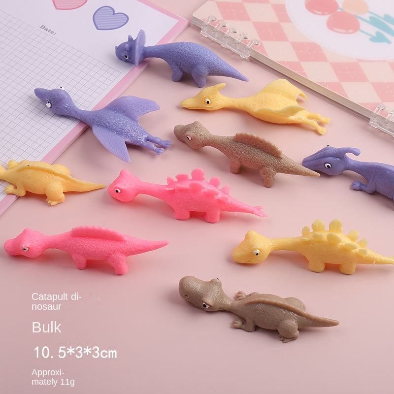 🦖 Stretchy Catapult Dinosaur Toy