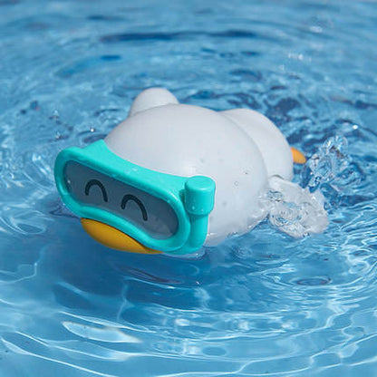 🛁 Cute Cartoon Swimming Bath Toys for Kids – Fun Water Play Set 🐥💦