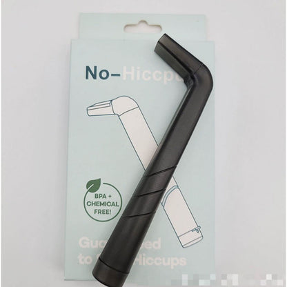Anti Hiccup L-Shaped Straw 🥤✨