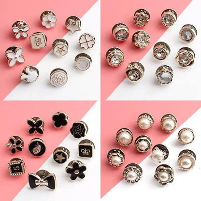 🌸 Elegant Brooch Pins for Hijab, Saree & Dupatta